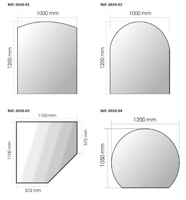 P692002 Glass Panel